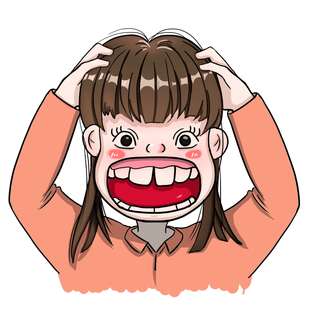 上切牙突出(龅牙),唇厚,缺乏表情,即"腺样体面容";以及长期缺氧导致