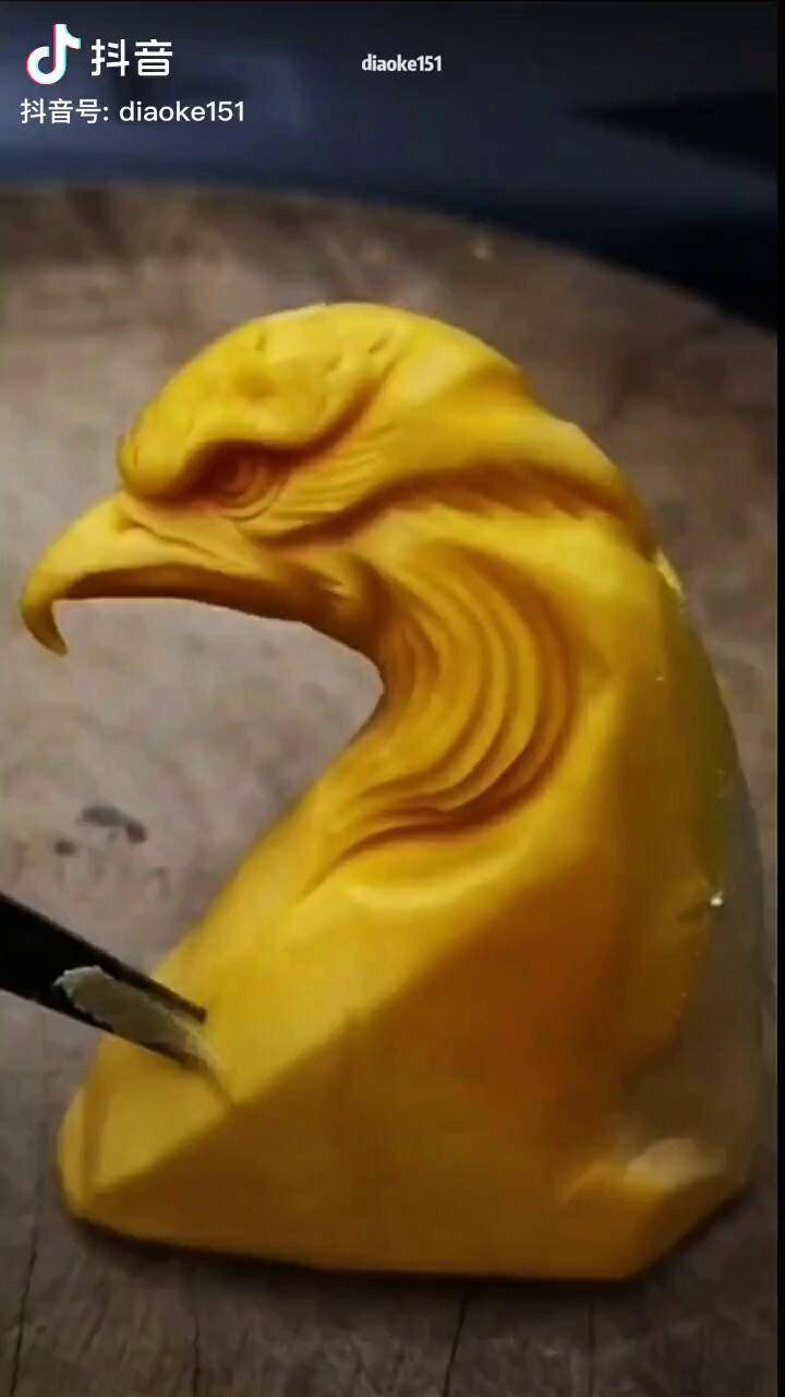 老鹰头雕刻教程2022748烹饪艺术食品雕刻雕刻教程食品雕刻教学水果