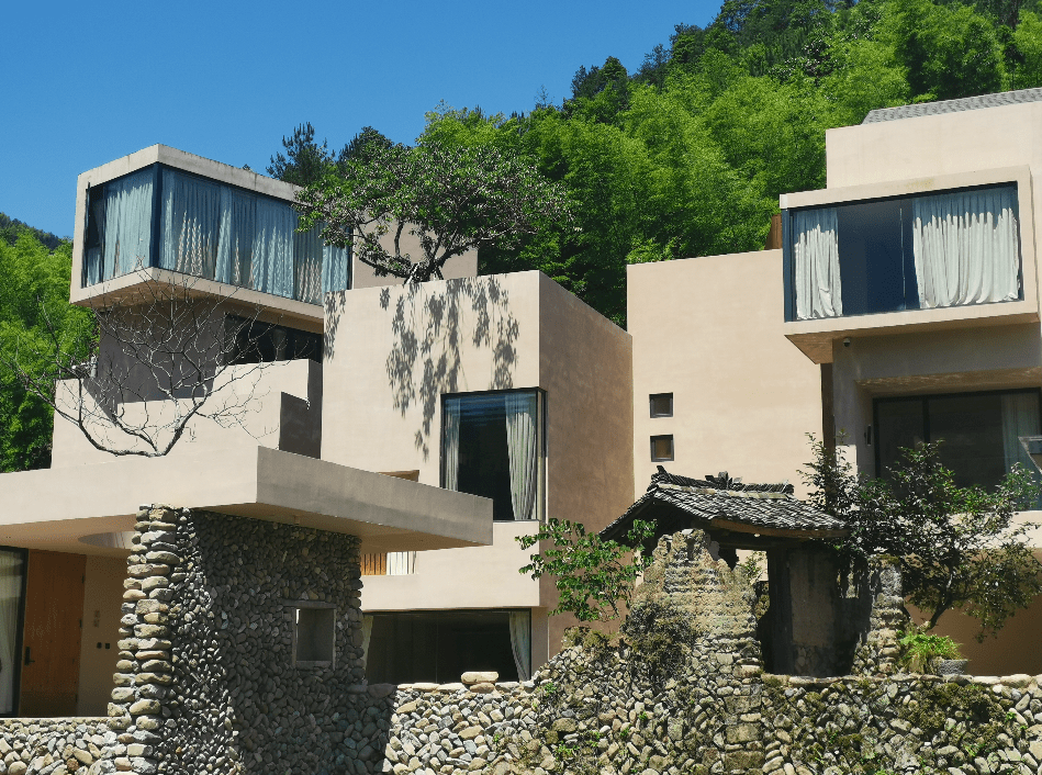 山城最美莫兰迪落日黄 "泰顺98空山隐山野美学民宿︾03而且该有的它