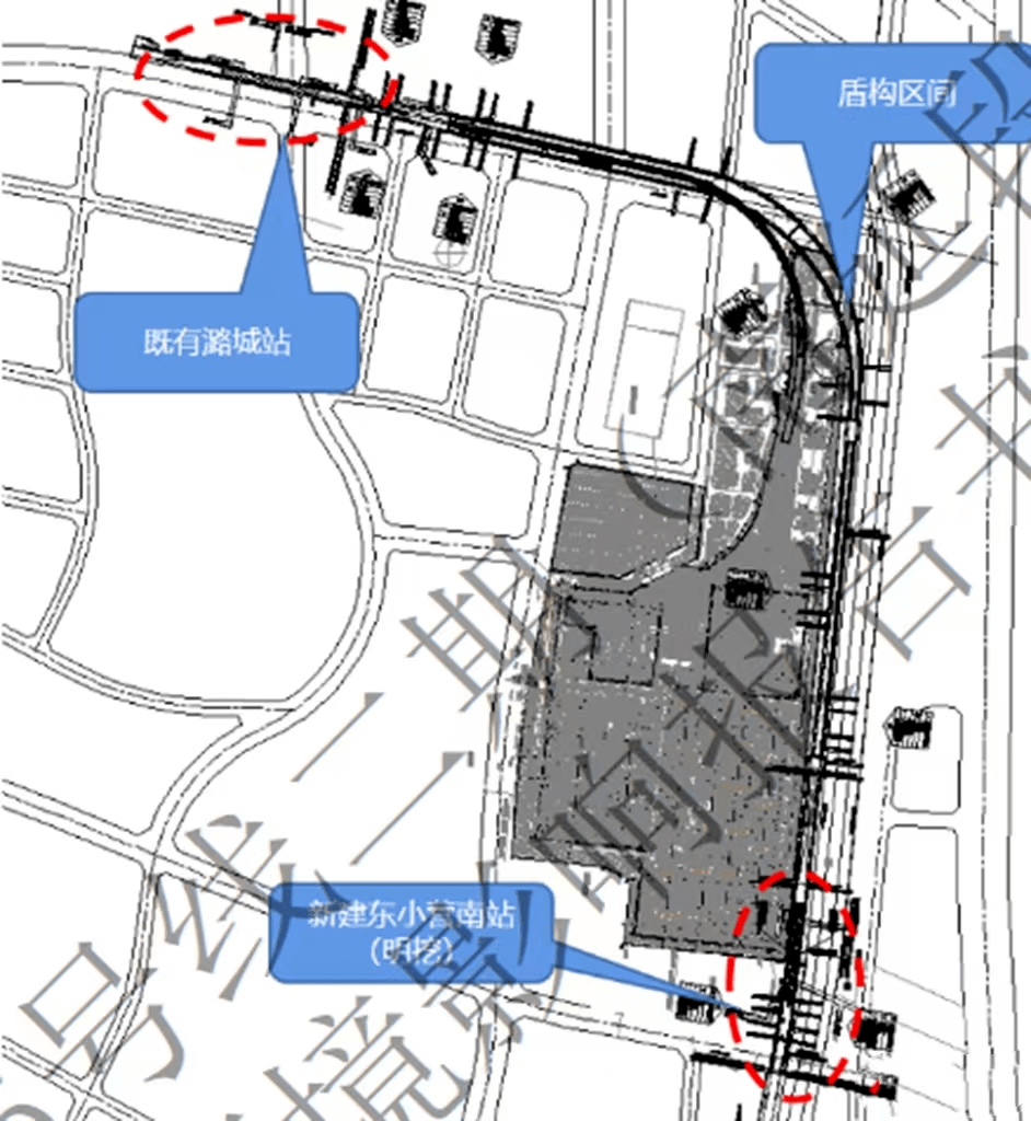 潞城6号线地铁线路图图片