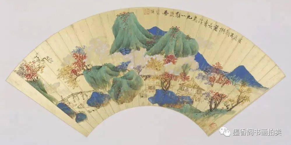 故宫馆藏：明清名家扇面山水赏析_搜狐网