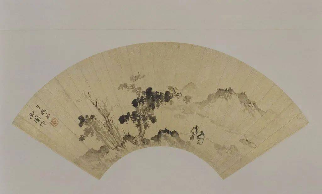 故宫馆藏：明清名家扇面山水赏析_搜狐网