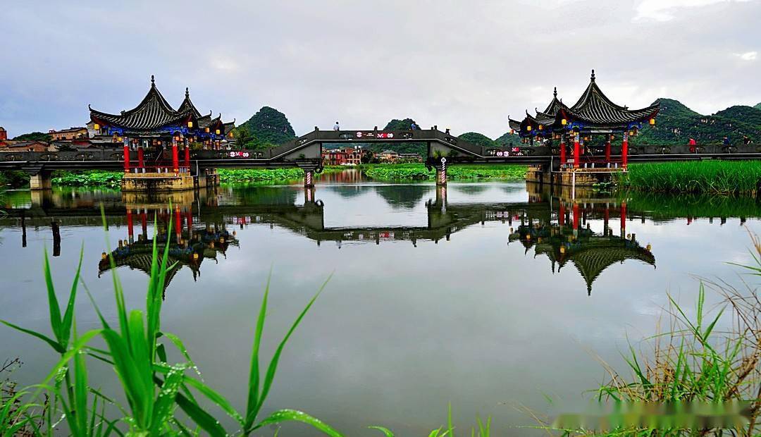 我在云南普者黑情人桥等你