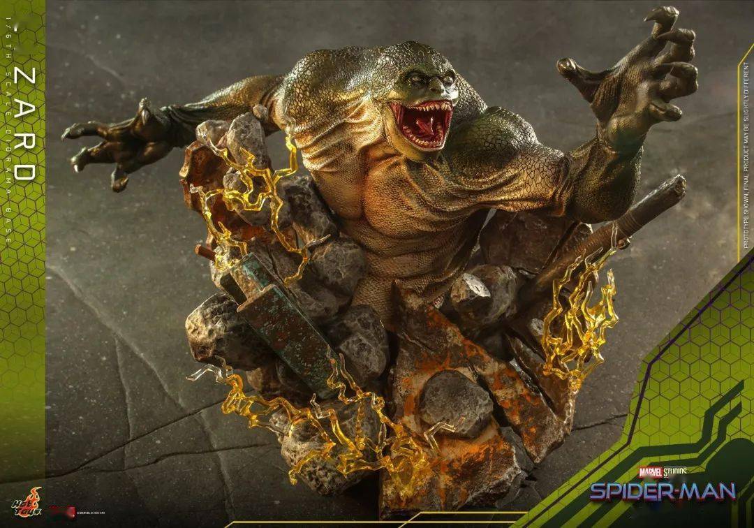 新品预定~hottoys ht 1/6 超凡蜘蛛侠mms658 蜥蜴人情景地台acs013