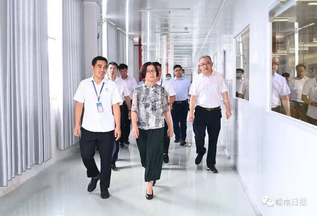 今天吴忠琼深入全南龙南调研督导