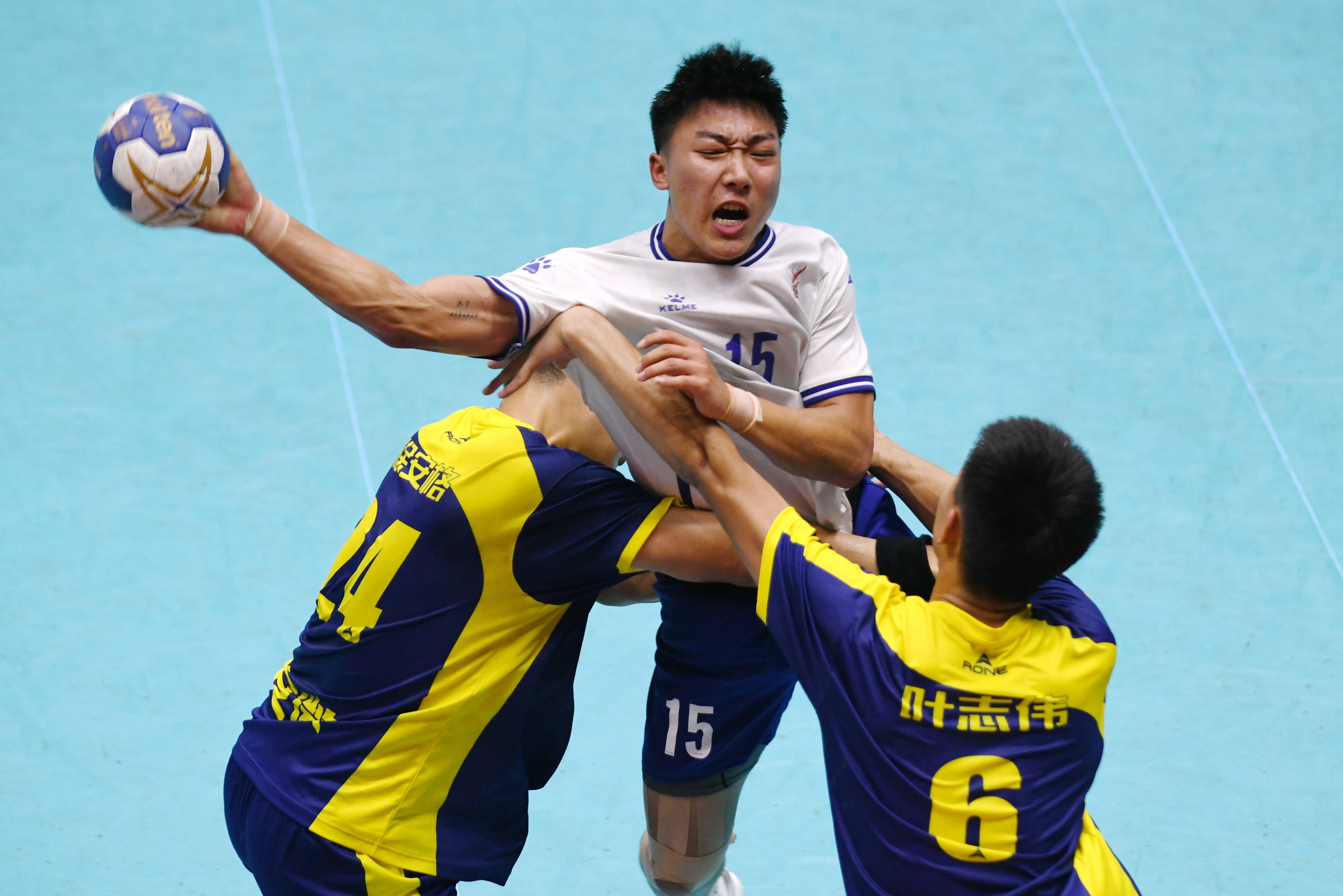 手球全国男子冠军杯安徽队胜山西队