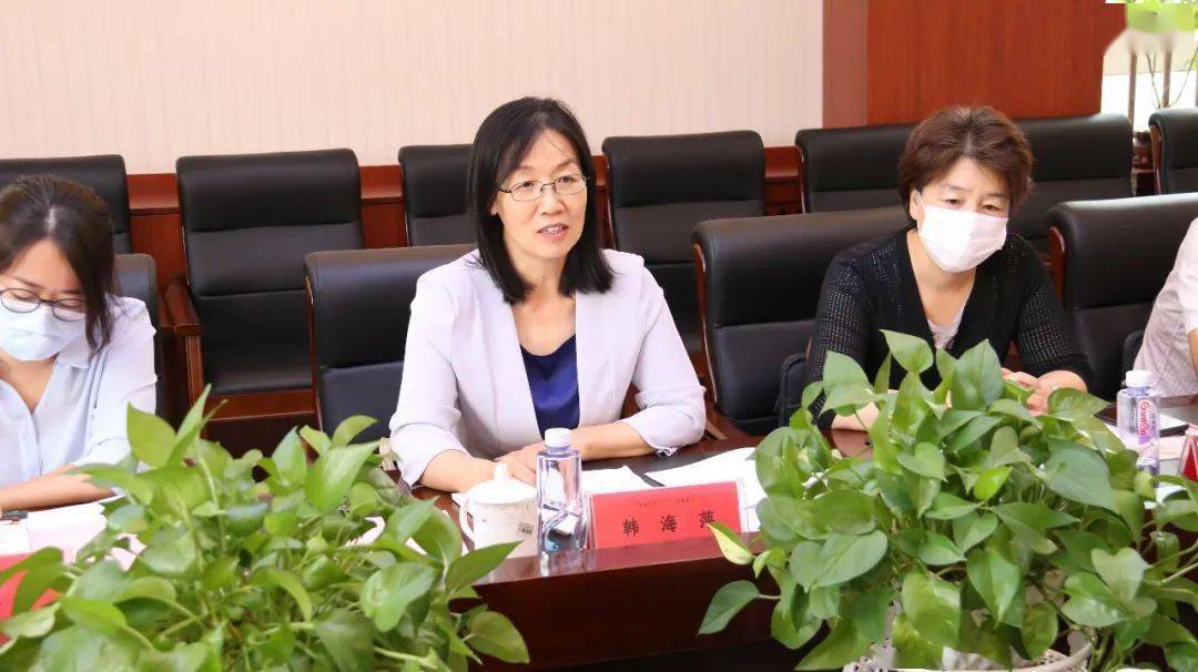 市妇儿工委办常务副主任韩海萍对新区妇儿工委办及各妇儿委成员单位