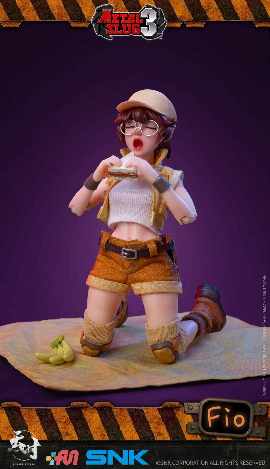 吞时工作室《合金弹头3》fio,又是一款暴露年龄的6寸人偶~_产品_效果