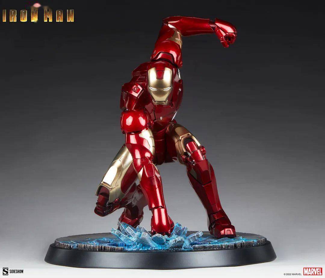 这款砸地的mk3简直帅爆了_雕像_钢铁侠_细节