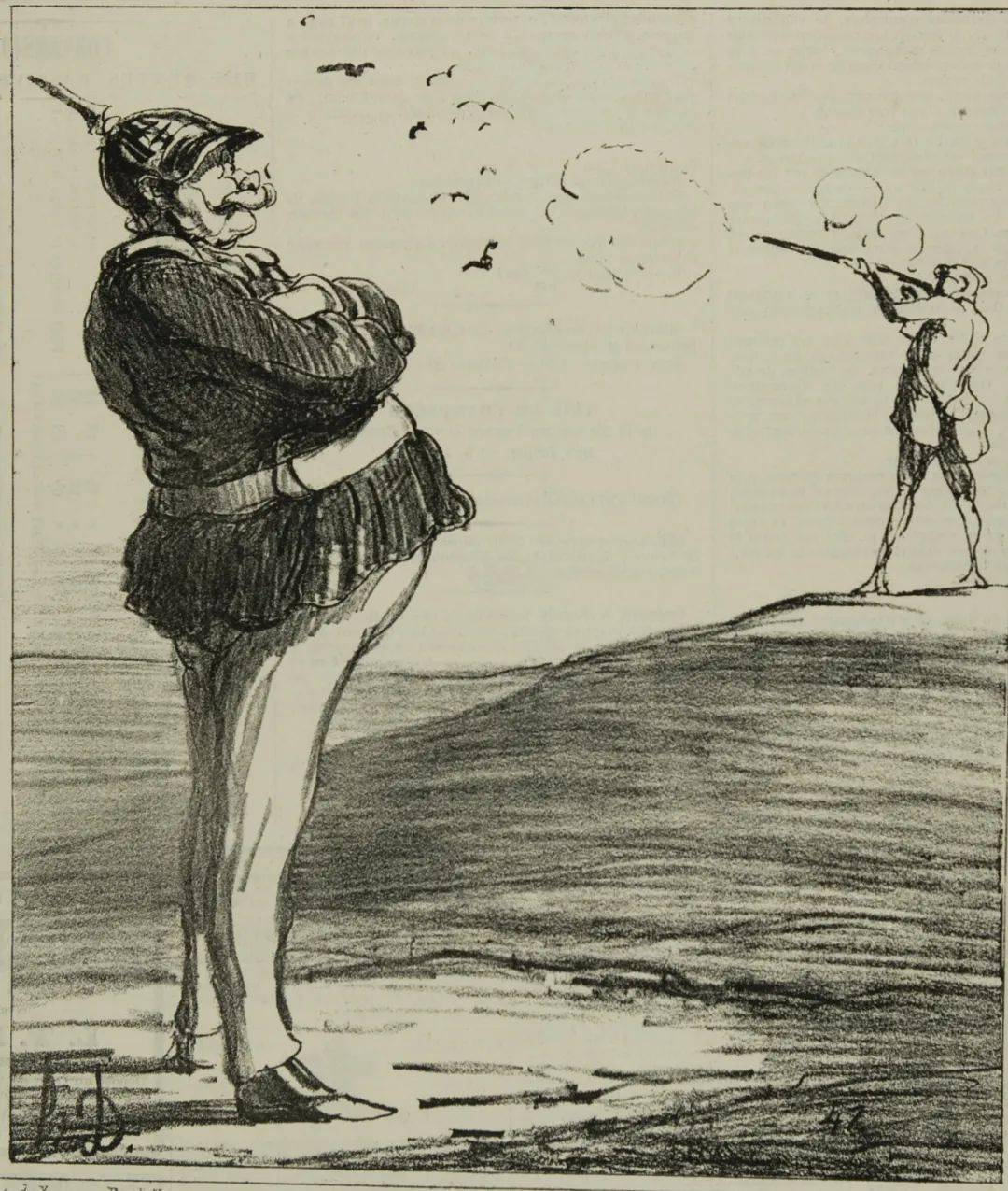 奥诺雷杜米埃的素描