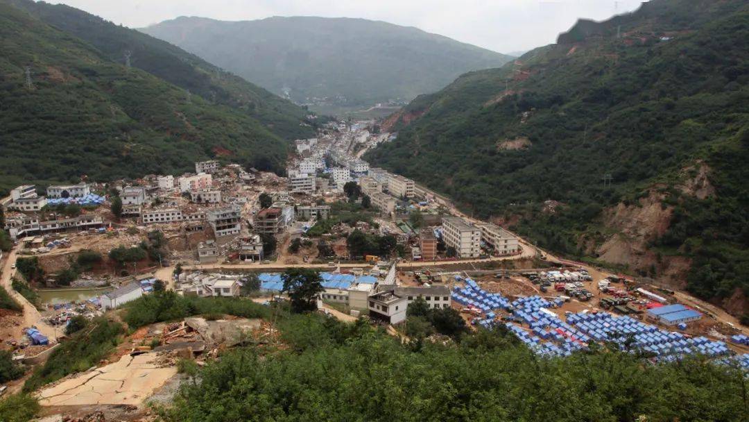 云南鲁甸"8.03"地震8周年_废墟_龙头山镇_受灾