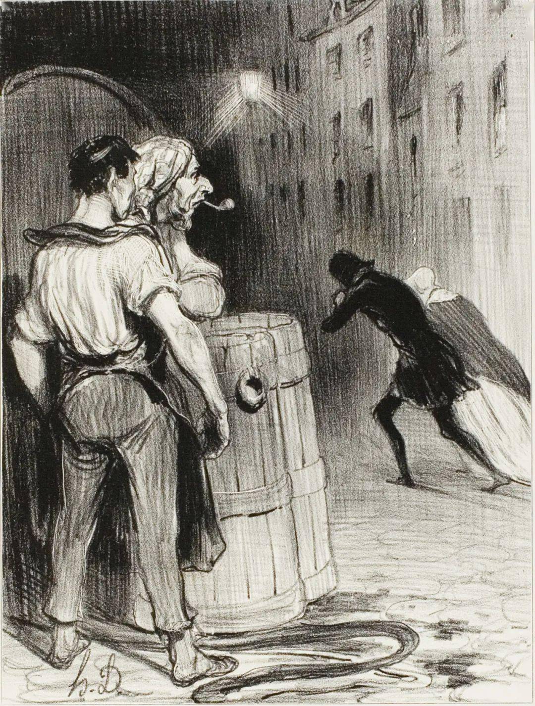 奥诺雷杜米埃的素描