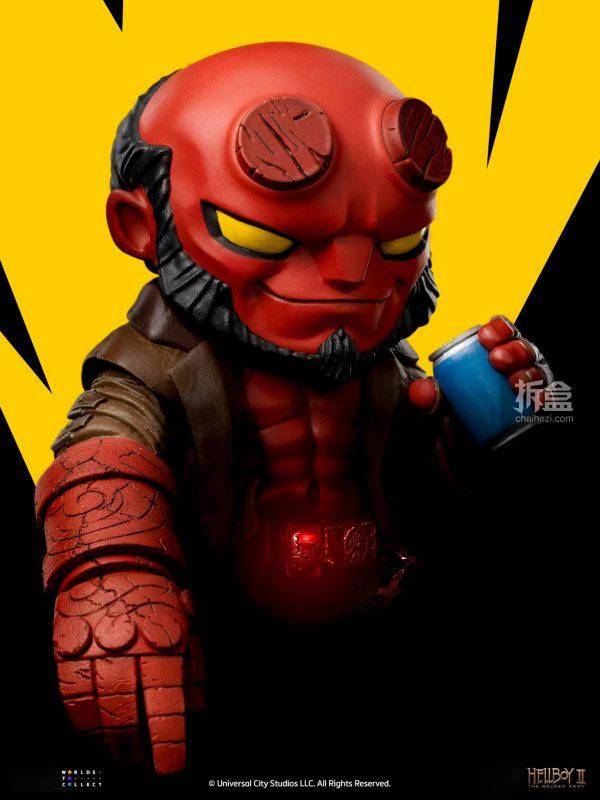 ironstudiosminico黑马漫画地狱男爵q版雕像