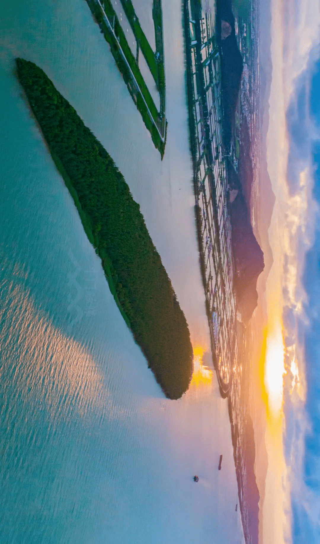 归湖竹洲岛风景图片图片