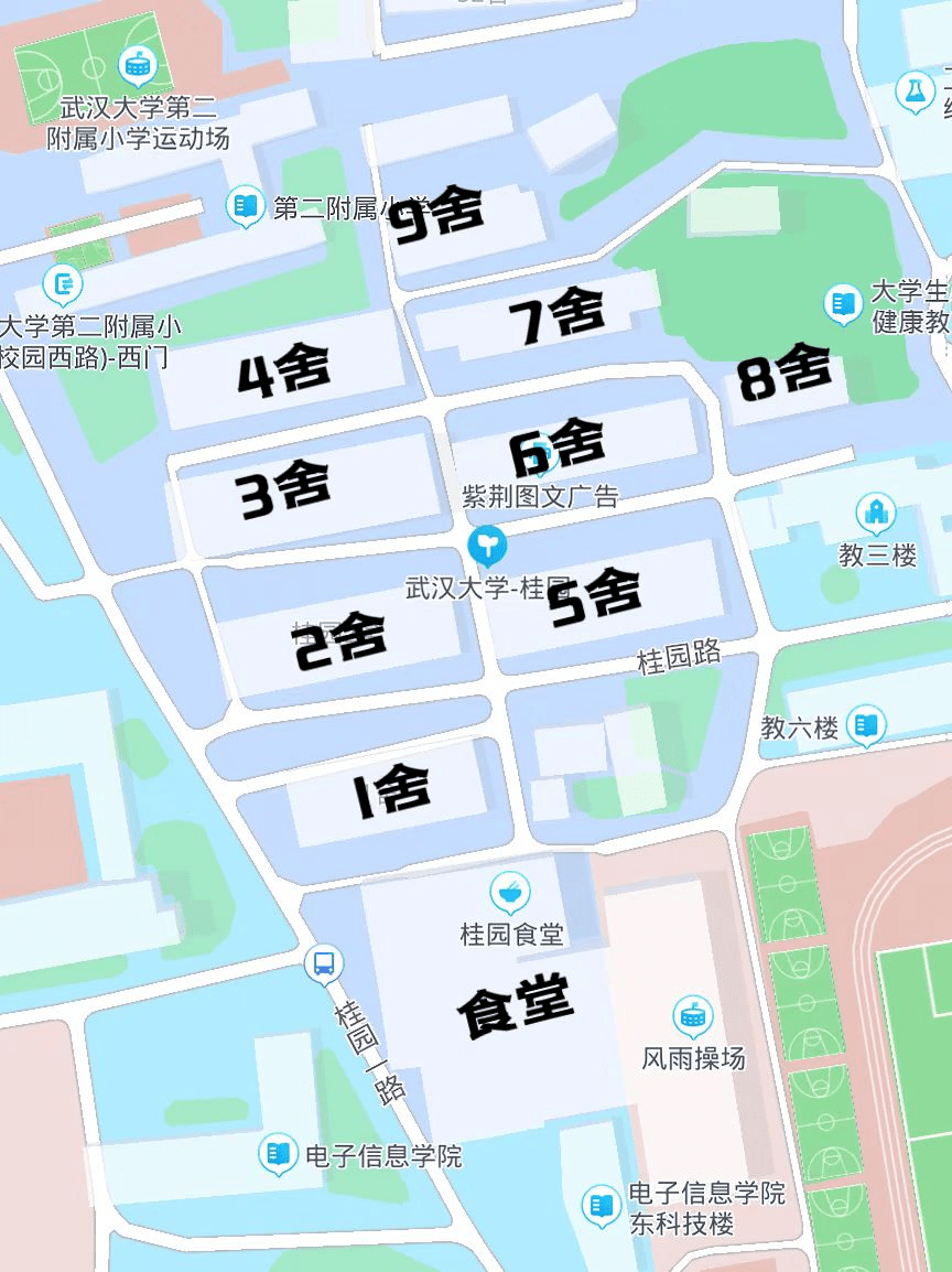 武汉晴川学院地图图片