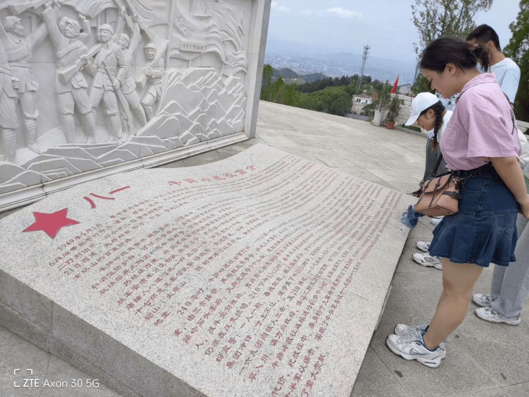 工学实践 | 红色回忆——牛蹄岭革命战役_纪念碑_团队_生活