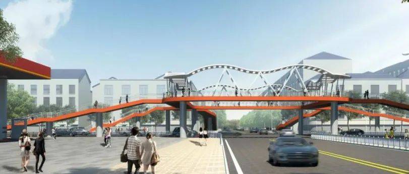仙桃将修建两座人行天桥,方案请您来投票!_汉江_钱沟路_道路