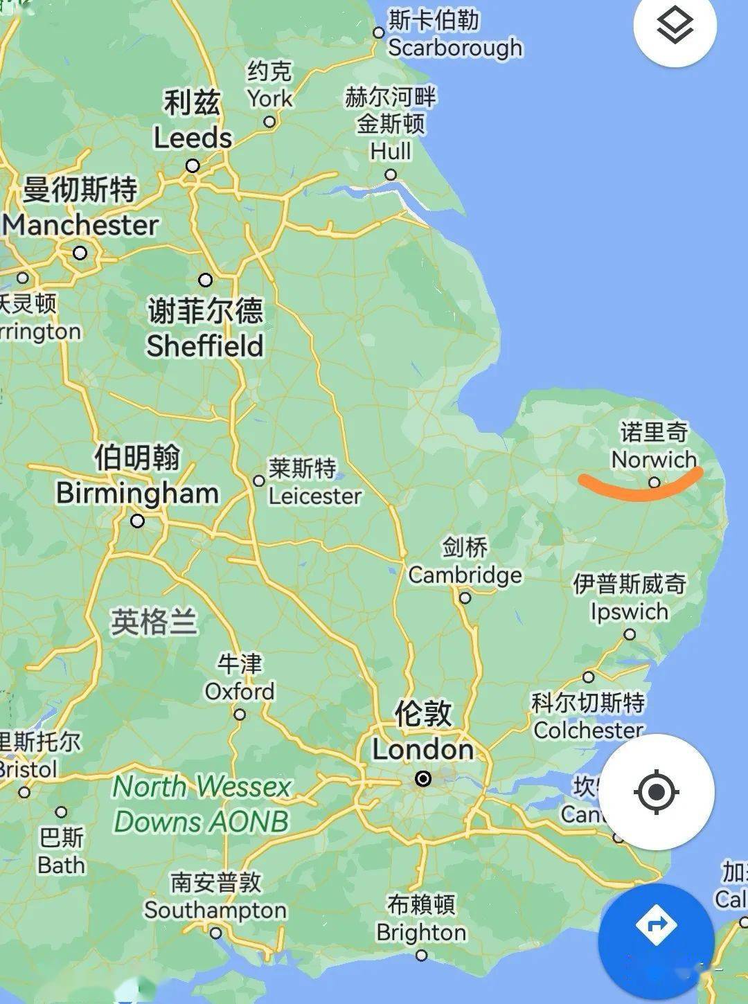 陪娃比赛 游玩之诺里奇及周边