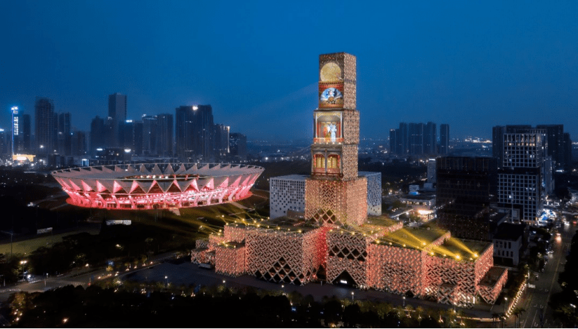 励丰荣耀佛山坊塔城市地标情景空间秀与黄山屯溪街区提升方案在国际