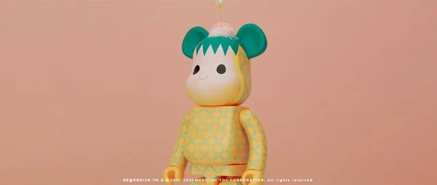 その他 BE@RBRICK - CLOT BE@RBRICK PINK PINEAPPLE 100%&amp;400% CLOT x Medicom Toy Be@RBRICK 