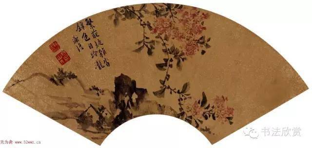 明清花鸟扇面作品欣赏_写意_画坛_巨匠