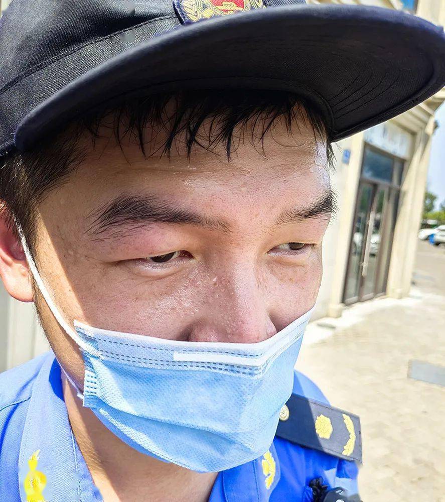 战高温|"城管蓝" "暑"你最美_守护者_汗水_城市