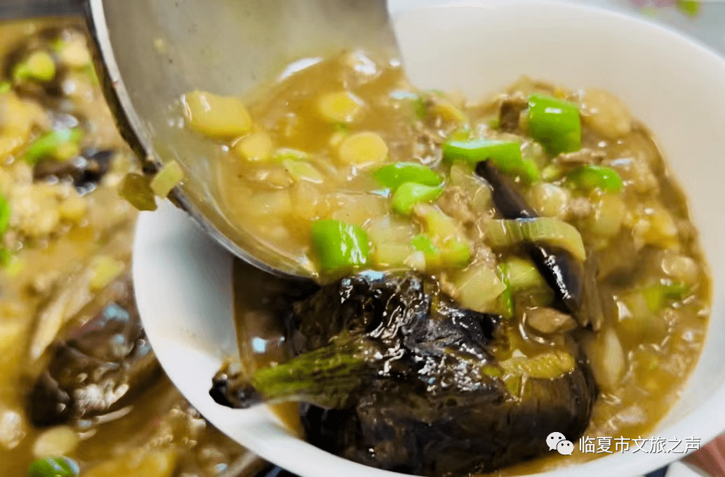 临夏八坊传统美食推荐之"羊肉瓠茄"_茄子_辣椒_方式