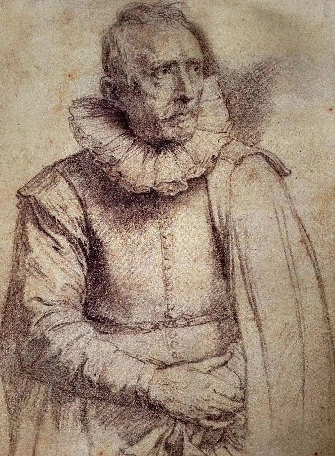 西方绘画大师,安东尼·凡·戴克的素描!