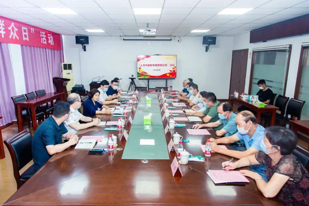 市区两级人大代表,区委副书记,代区长程松来到洛社镇代表之家,与惠山