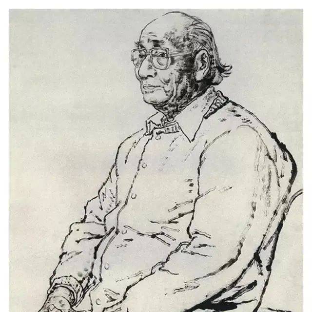 用笔墨留住精神——两位人物画名家为艺术大师造像_杨之光_刘文西_书画