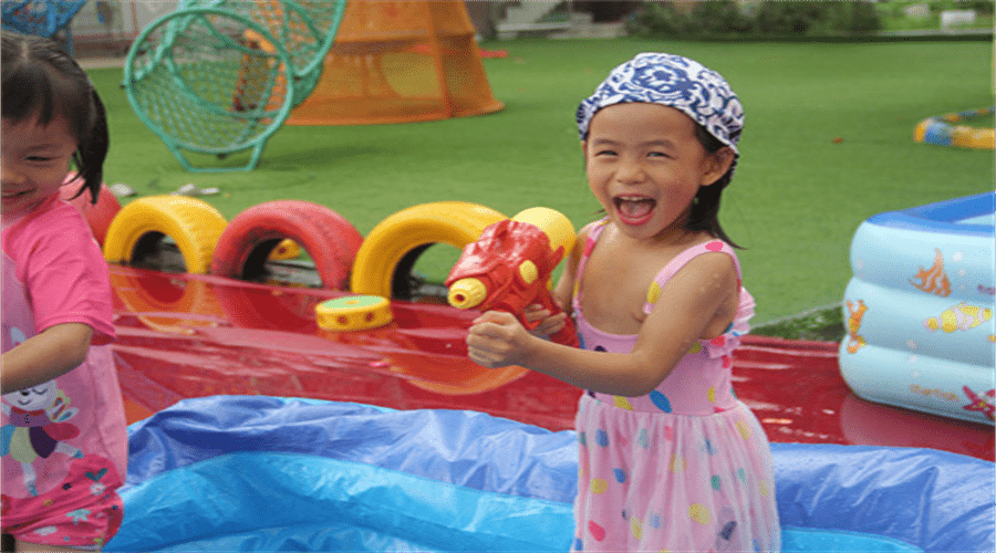 缤纷夏日,戏水童年——上金瓯幼儿园玩水活动