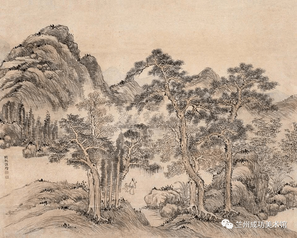 【诗画阅微】关槐山水画赏析_清代_宣传_成功