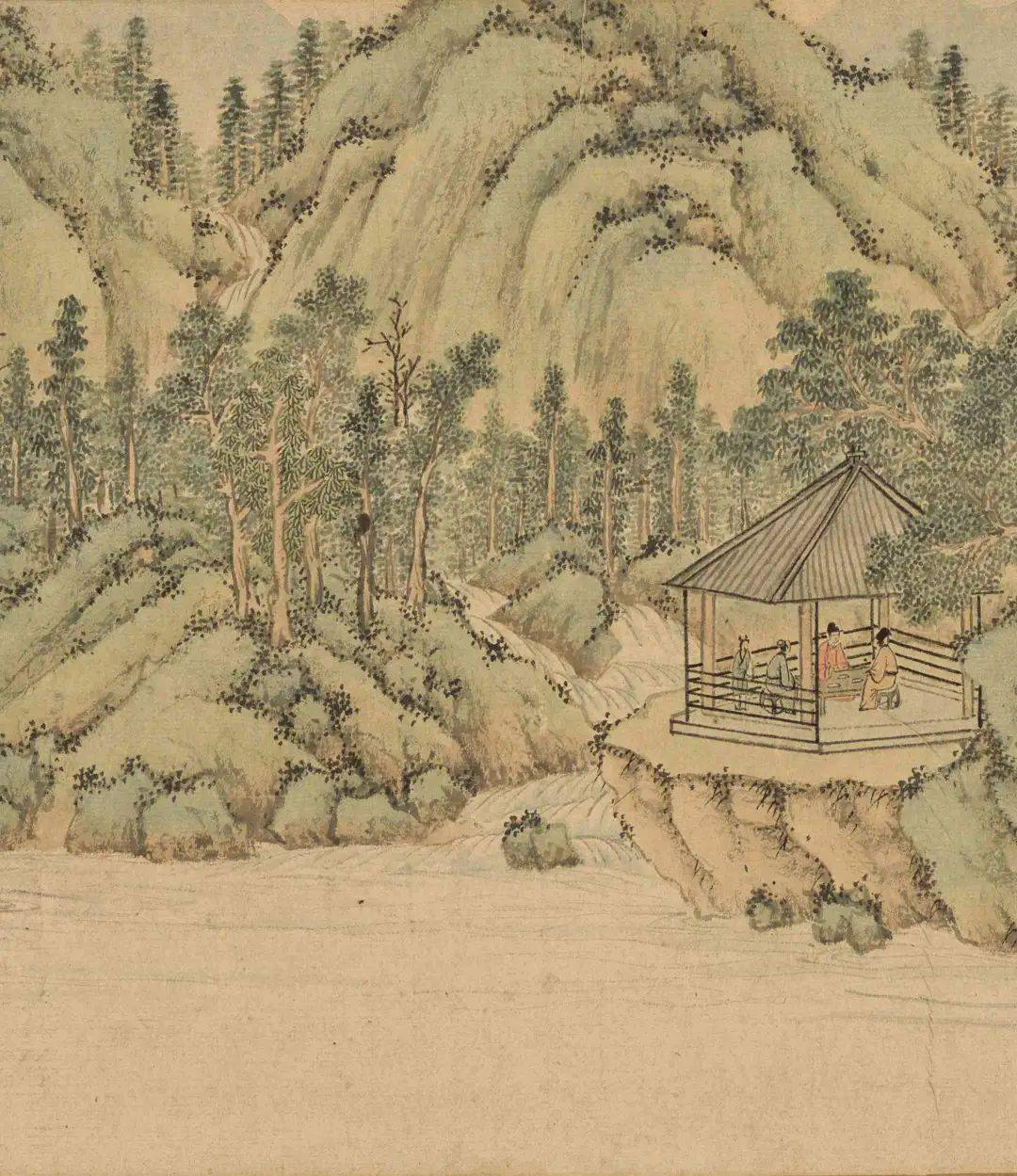 《仿阿房宫山水图》广州艺术博物院藏▲(清)吕学《兰亭修禊图》广