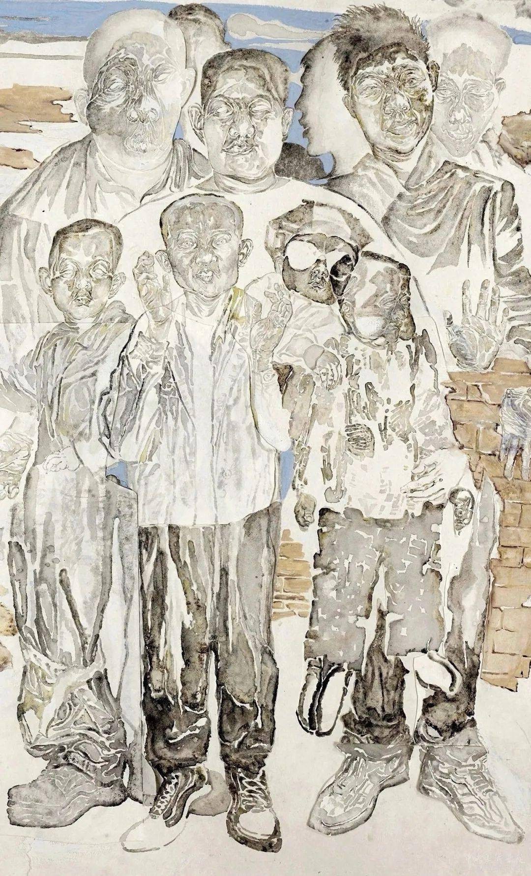 中央美术学院中国画学院人物画本科生毕业展_作品_cm_金瑞