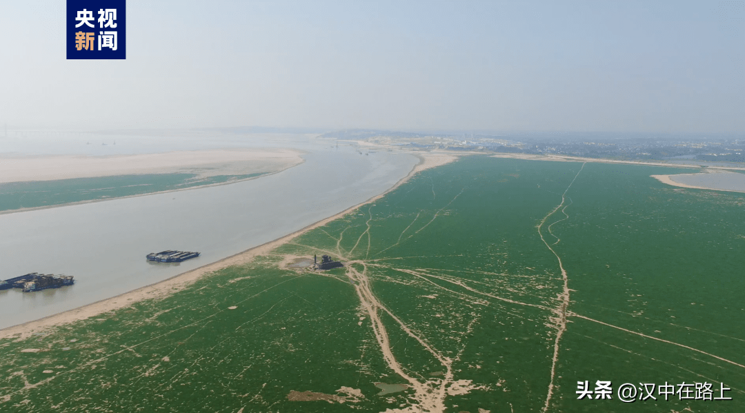 抗旱保灌溉，汉中红寺湖大面积水域已见底