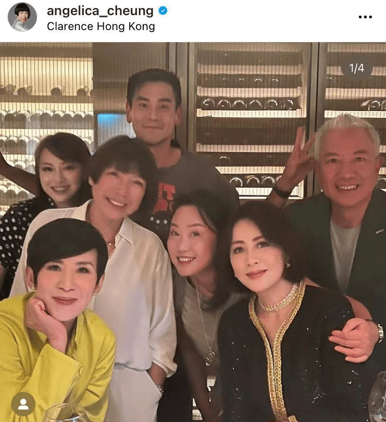 劉嘉玲參加好友聚會,身穿金邊上衣端莊優雅 1 a20931d708914a77b6d6bdf256832e0e
