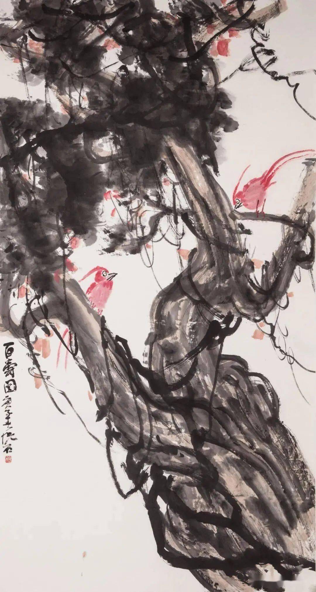 笔简意繁,气象豪迈——吴悦石大写意作品赏析_国画_当代_声明