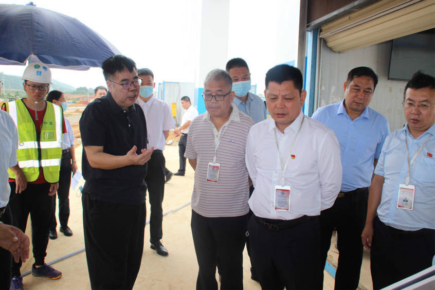 中翰联投科技集团氢能源产业项目考察团到百东新区考察