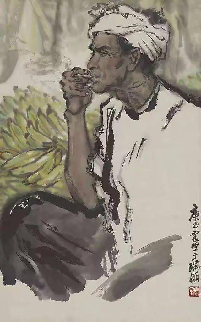造型准确严谨，人物真实生动——浙派人物画代表李震坚_搜狐网