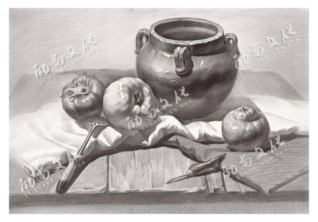 《素描静物组合临摹卡》200克铜版纸,视频教学,美术考级,美术中考