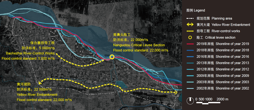 郑州黄河大堤路线图图片