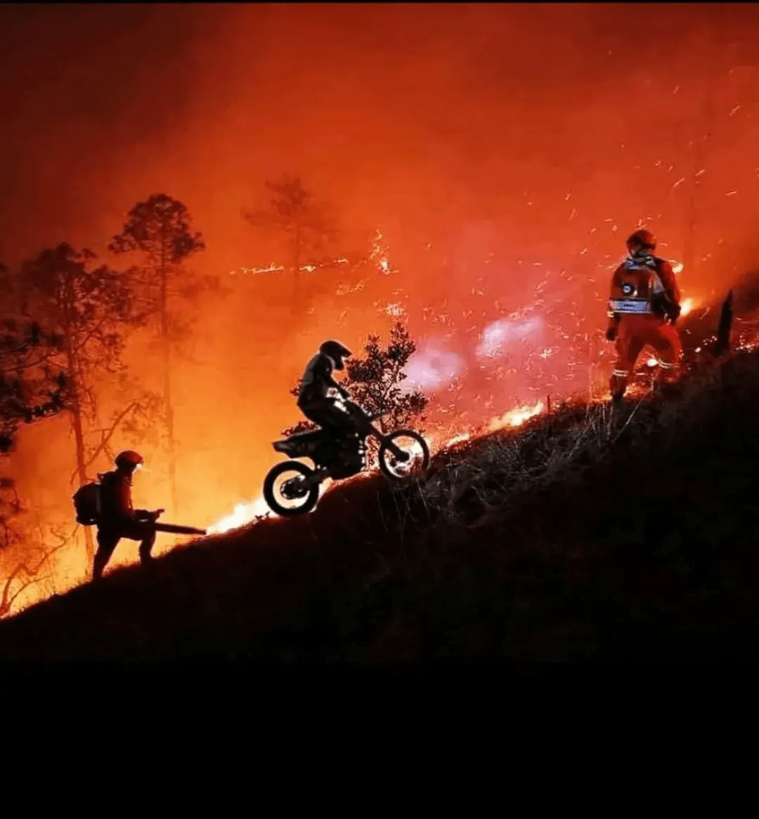 重庆山火烈火骑士走红,网友建议:启动战略轰炸机灭火引热议