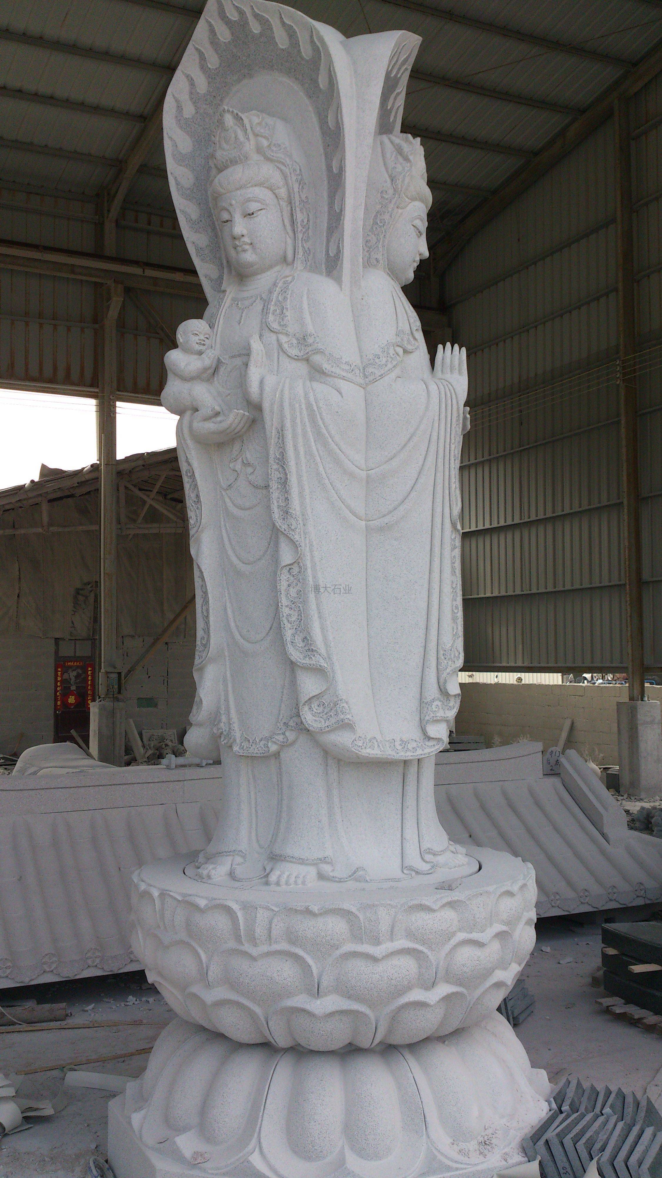 什么颜色的石观音菩萨像比较常见_观世音_花岗岩_石材