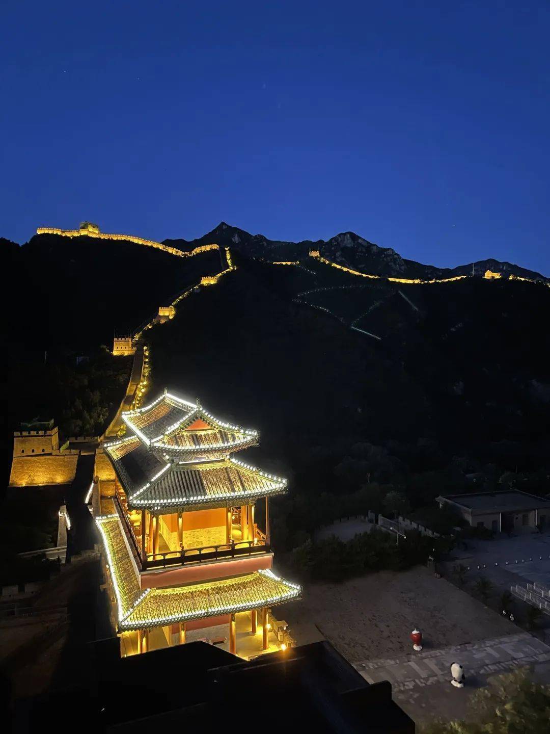 居庸关首次开启长城夜游_活动_足球_景区