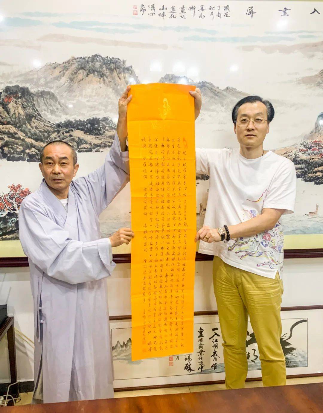 中华佛医涤凡法师莅临好安森考察指导,携手开展糖尿病防治义诊事业