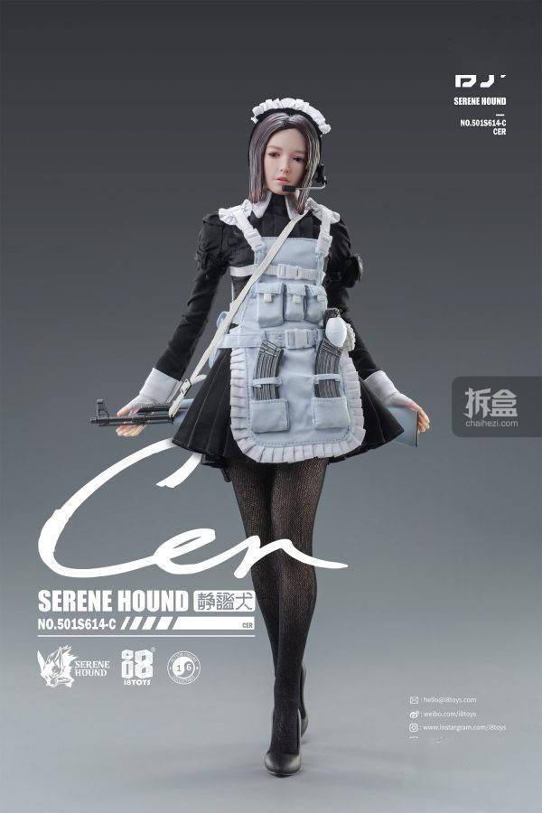 破損あり【i8TOYS】静谧犬 Rine Cer 1/6フィギュア i8TOYS】1/6 NO.501S612-N 