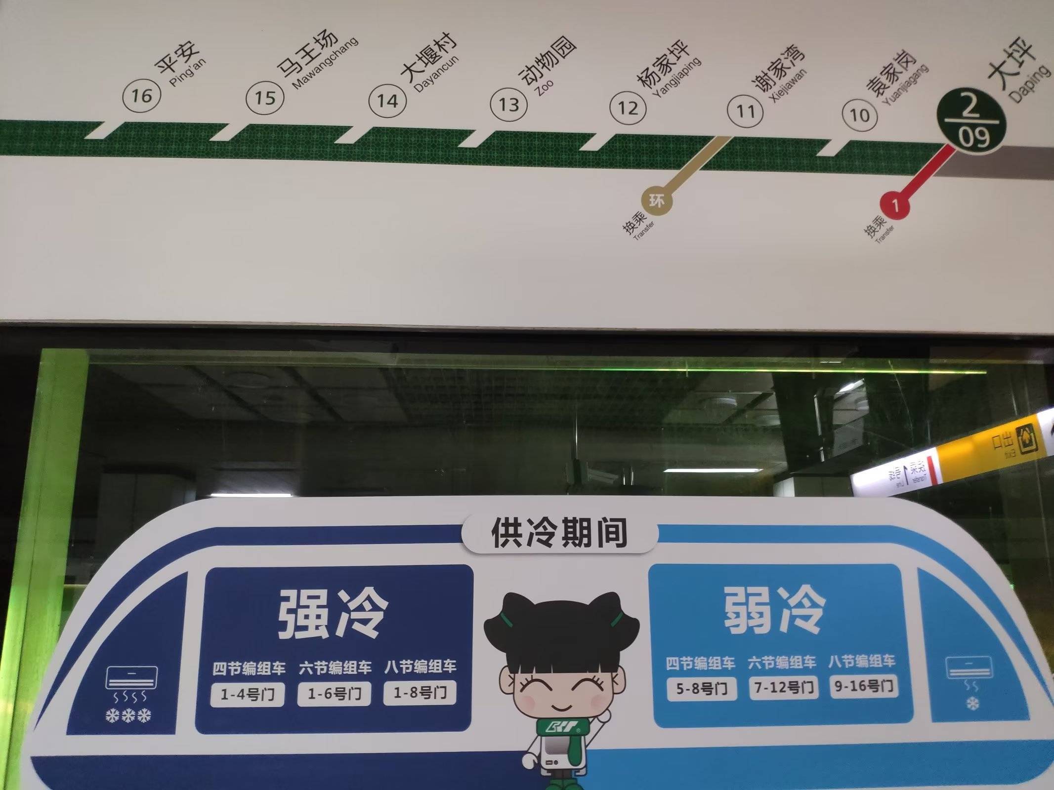 重庆地铁环线和单轨2号线,3号线推出强冷弱冷车厢_乘客_列车_温度