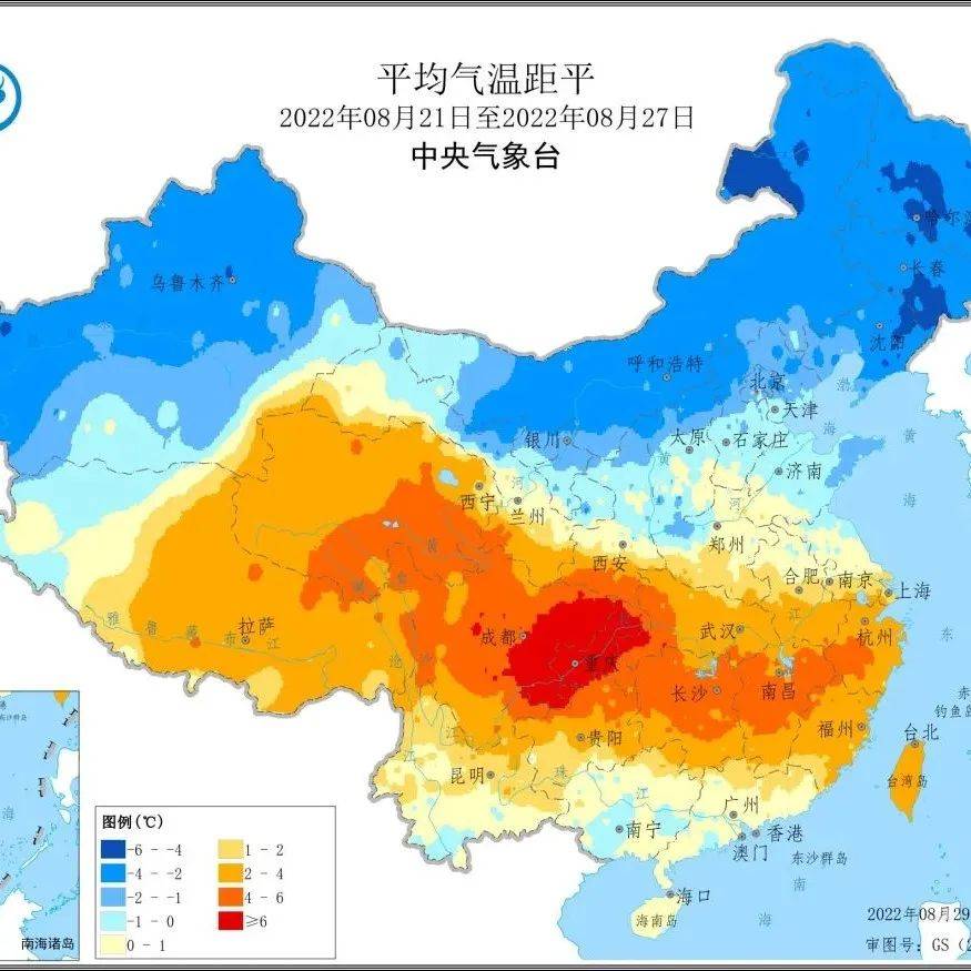 全国气温北方大部偏低南方大部偏高 四川等地农业干旱持续不利棉花开花结铃（8 21 8 27） 天气 影响 降水量