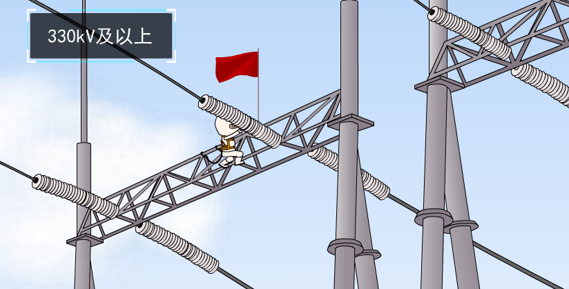 带电更换架空地线或架设耦合地线时,应通过金属滑车可靠接地.