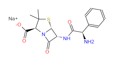 氨苄西林钠结构式图片
